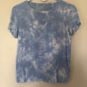 American Eagle Blue Tie Dye short sleeve